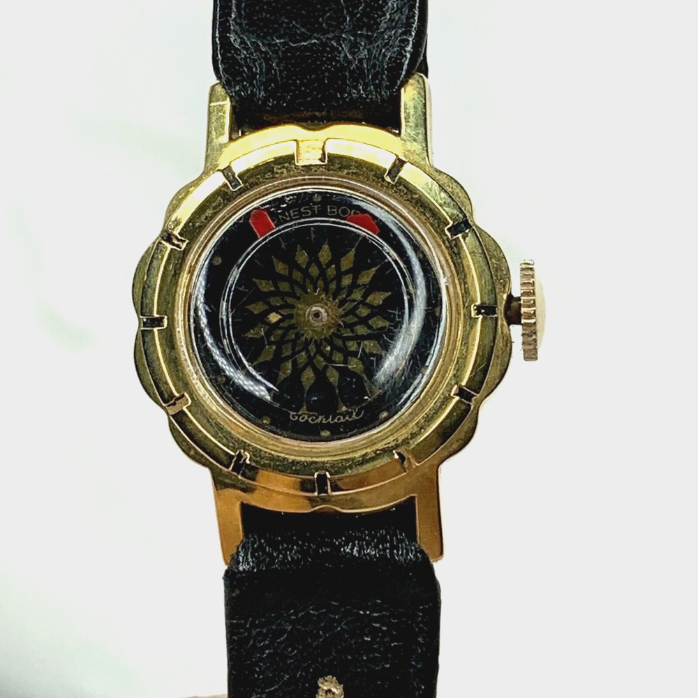 VINTAGE ERNEST BOREL COCKTAIL WATCH 166009 KALEIDOSCOPE LADIES